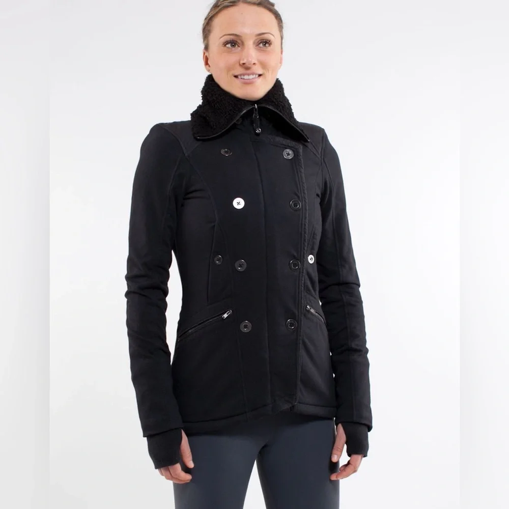 Lululemon Black Cozy Coat 6 - Picture 11 of 15